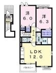 笠岡市茂平の間取図