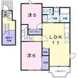 福山市坪生町3丁目の間取図