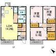 福山市春日町6丁目の間取図