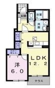 府中市中須町の間取図