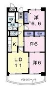 福山市柳津町１丁目の間取図