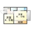 尾道市因島中庄町の間取図