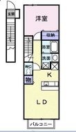 福山市神村町の間取図