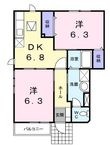 福山市神村町の間取図