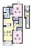 尾道市福地町の間取図