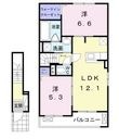 尾道市向島町の間取図
