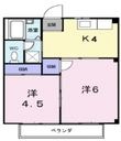 福山市日吉台1丁目の間取図