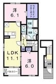 井原市西江原町の間取図