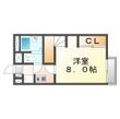 尾道市栗原町の間取図
