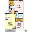 福山市神辺町字徳田の間取図