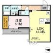 福山市東深津町2丁目の間取図