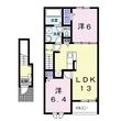 井原市下出部町の間取図