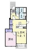 井原市西江原町の間取図