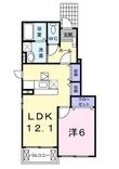 井原市西江原町の間取図