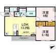 福山市川口町2丁目の間取図