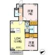 福山市曙町6丁目の間取図