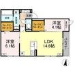 福山市手城町3丁目の間取図