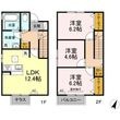 福山市大門町津之下の間取図