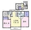 尾道市因島中庄町の間取図
