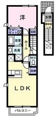 福山市山手町2丁目の間取図