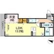 福山市明神町1丁目の間取図