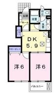 アンソレイエの間取図