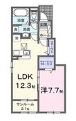 尾道市門田町の間取図