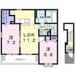 アルデーアⅡの間取図