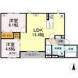 福山市西桜町2丁目の間取図
