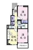 アヴァンセBの間取図