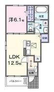 福山市高西町川尻の間取図