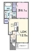 福山市高西町川尻の間取図