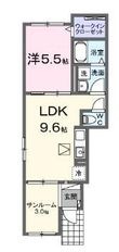 福山市高西町2丁目の間取図