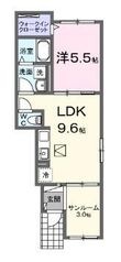 福山市高西町2丁目の間取図