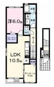 福山市高西町2丁目の間取図