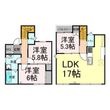 福山市草戸町4丁目の間取図
