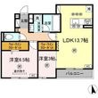 福山市川口町3丁目の間取図