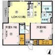 福山市西深津町6丁目の間取図