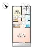 写真：アルフィスタ　ドゥーエ1階の間取図
