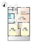 クレシア羽島A棟の間取図