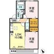 メイプル A棟の間取図