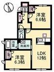クオーレ光Ⅱの間取図