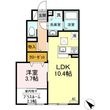 セジュール南花岡Ⅲの間取図