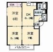 サンパティークロジュマンⅡの間取図