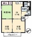 グレイス光　Ｂ棟の間取図