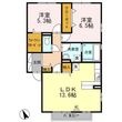 クオーレ政所の間取図