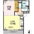 D-room桜町 D棟の間取図