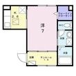 クロシェットⅡの間取図