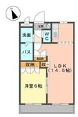 クオリティーヒルズの間取図