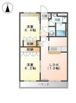 コンチェルト笠岡Aの間取図